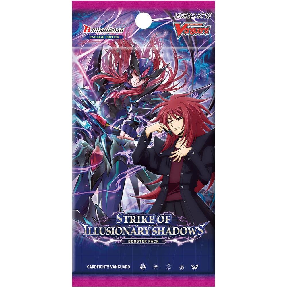 Cardfight Vanguard Strike of Illusionary Shadows (DZ-BT15) Booster Pack (included in box)