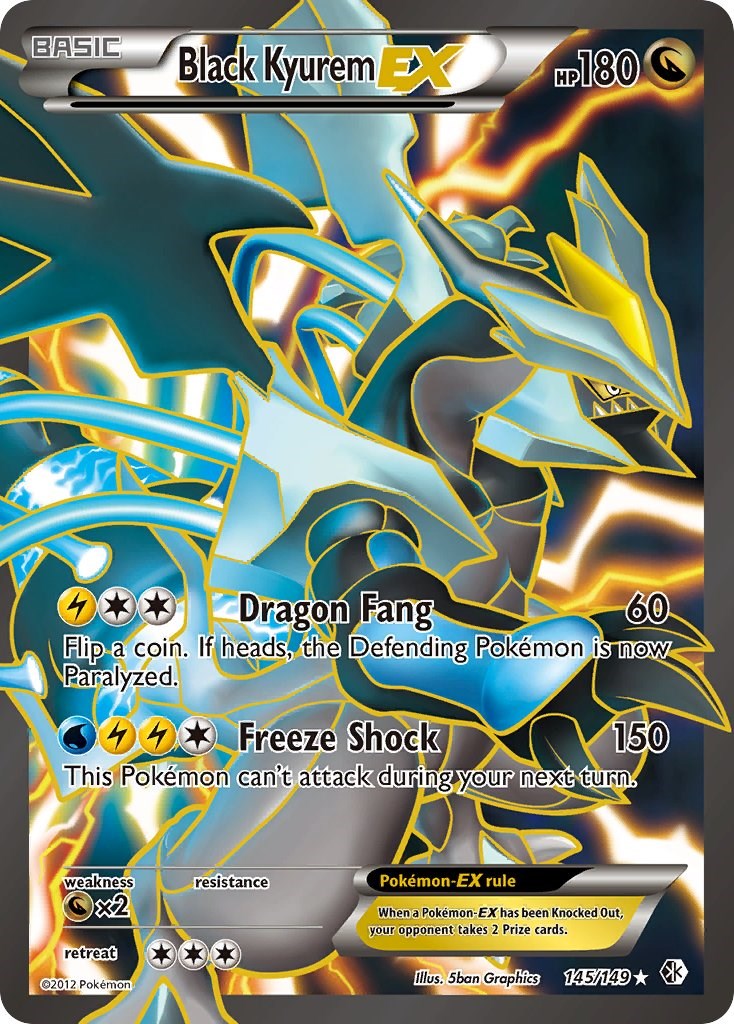 Black Kyurem EX (145 Full Art) [BCR - 145/149]