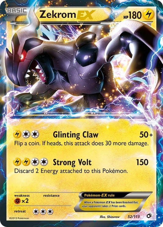 Zekrom EX [LTR - 52/113]