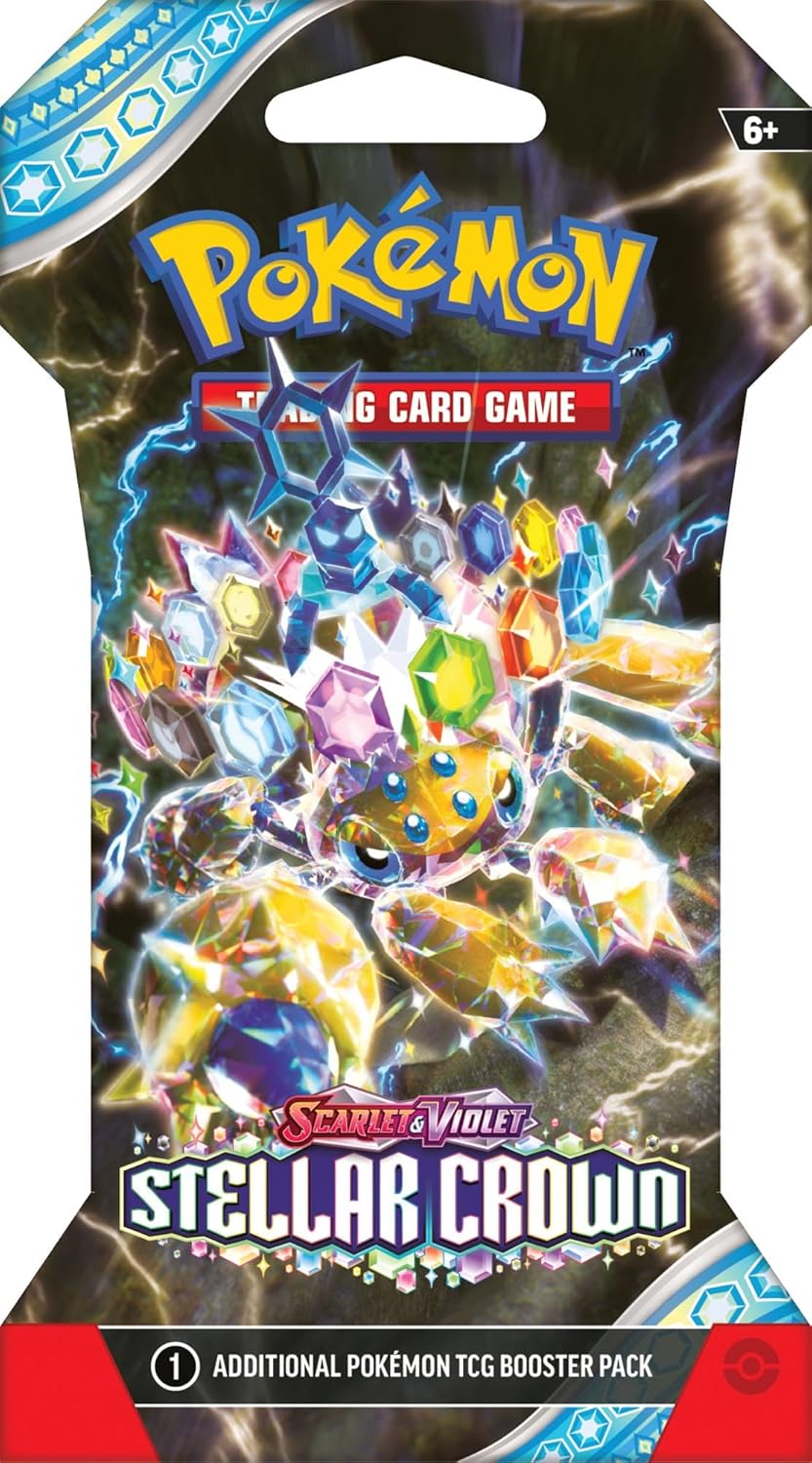 Pokémon Stellar Crown Sleeved Blister Pack (Random Art)