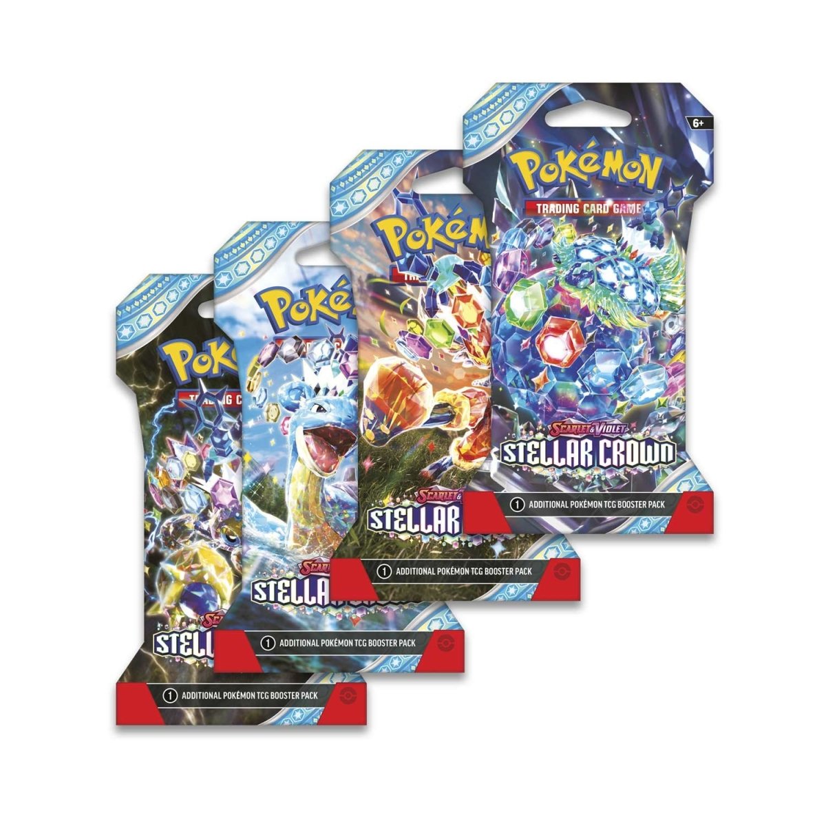 Pokémon Stellar Crown Sleeved Blister Pack (Random Art)