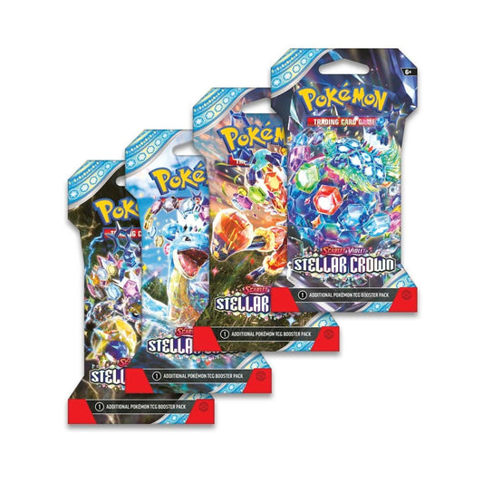 Pokémon Stellar Crown Sleeved Blister Pack (Random Art)