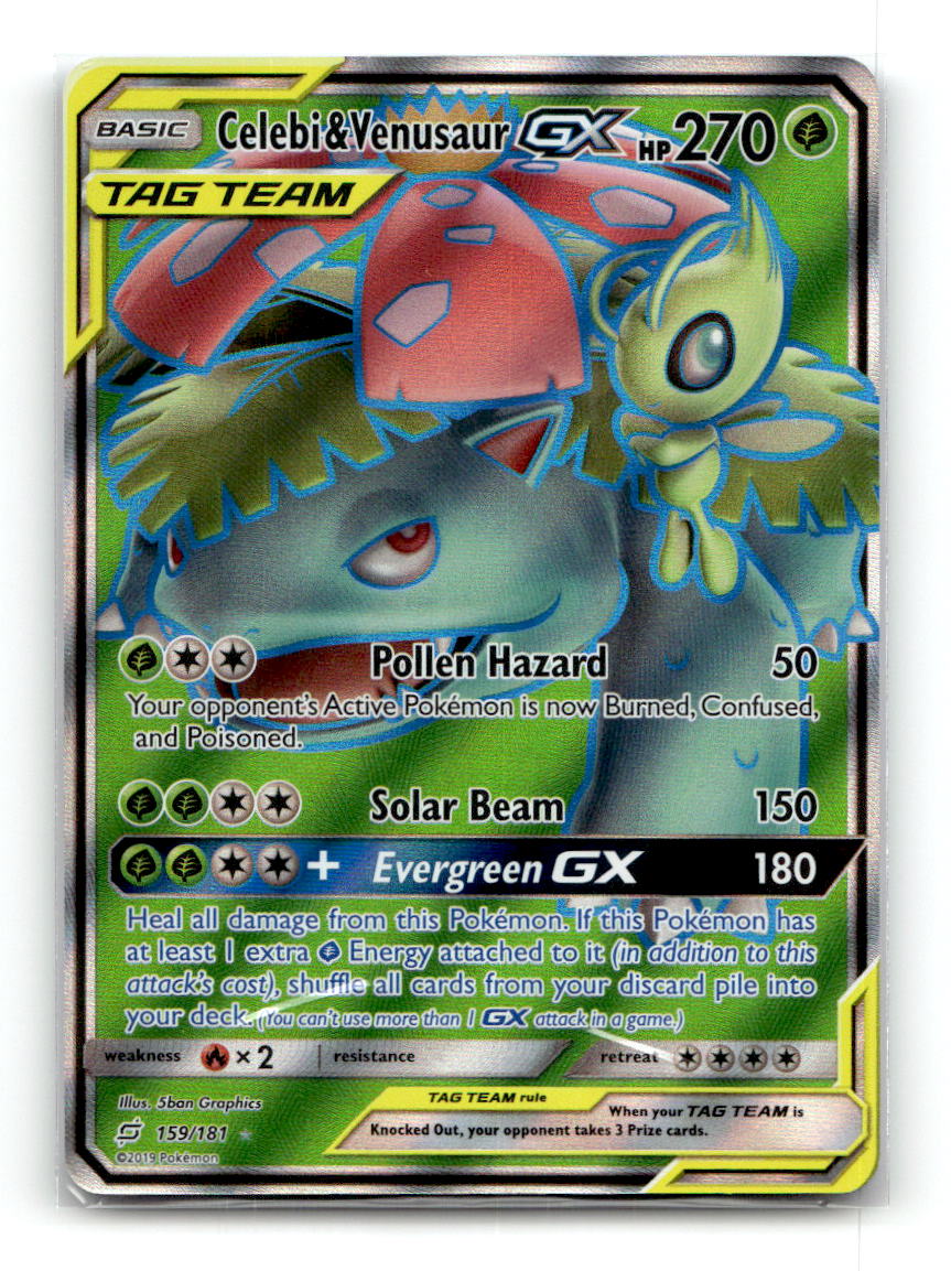 Celebi & Venusaur GX (Full Art)