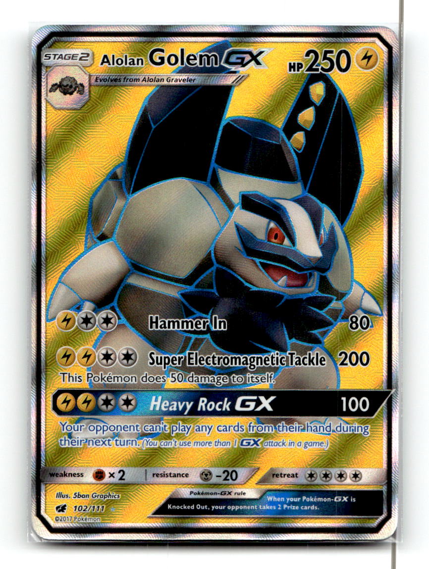 Alolan Golem GX (Full Art)