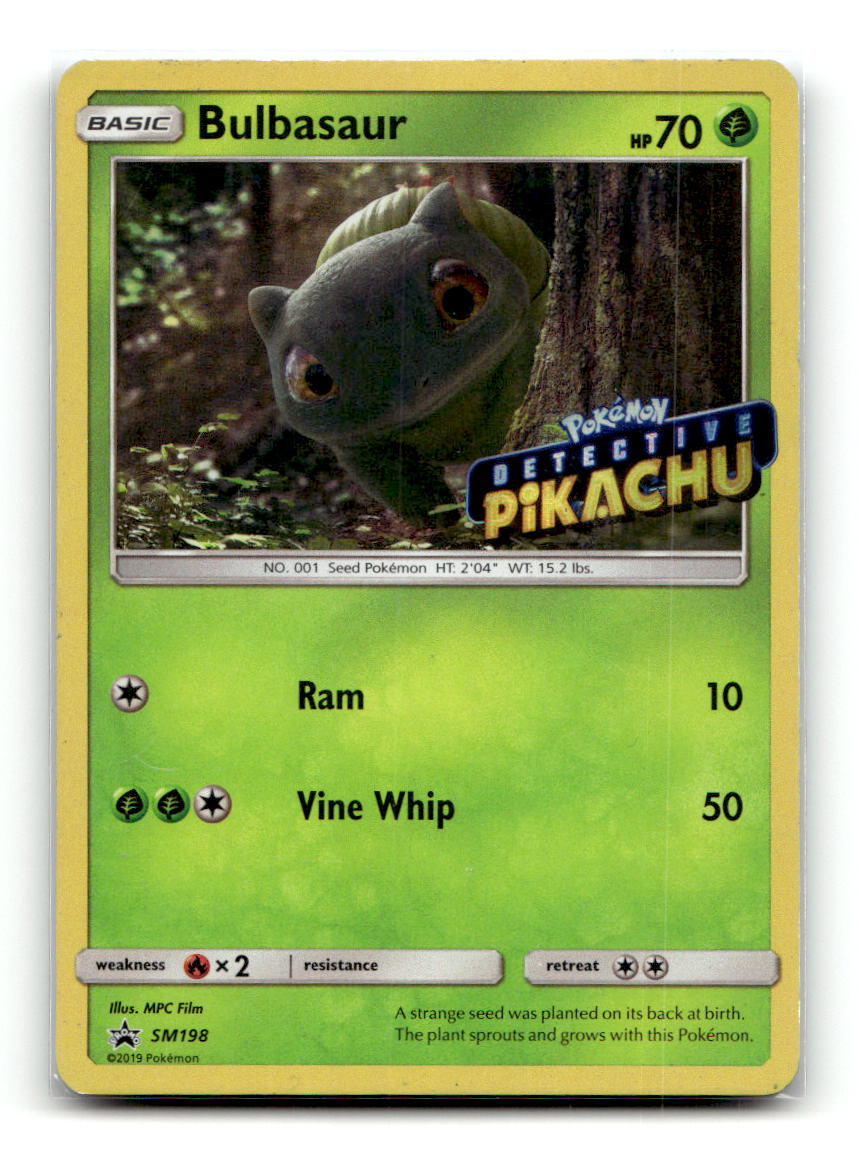 Bulbasaur - SM198 (Detective Pikachu Stamped)