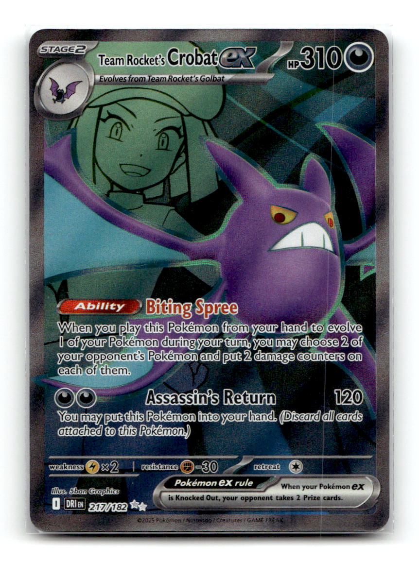 Team Rocket's Crobat ex - 217/182