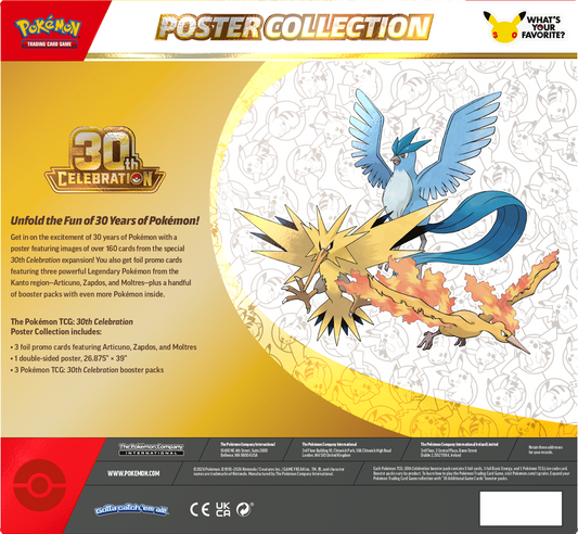 Pokemon 30th Celebration Poster Collection