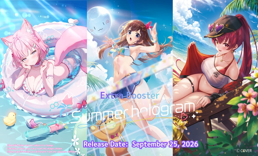 HOLOLIVE SUMMER HOLOGRAM EXTRA BOOSTER PRE-ORDER