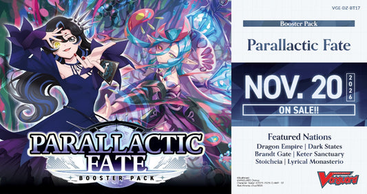 Cardfight Vanguard Parallactic Fate Booster Box PRE ORDER