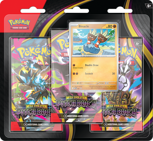 Pokemon Pitch Black 3pk Checklane Booster Pack