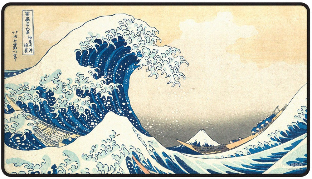 UP Platmat: The Great Wave Off Kanagawa Stitched