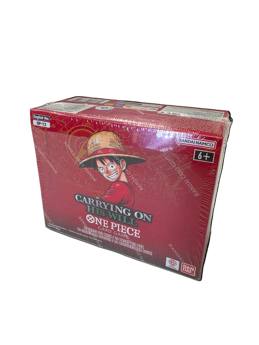 One Piece OP-13 Booster Box Carrying on His Will